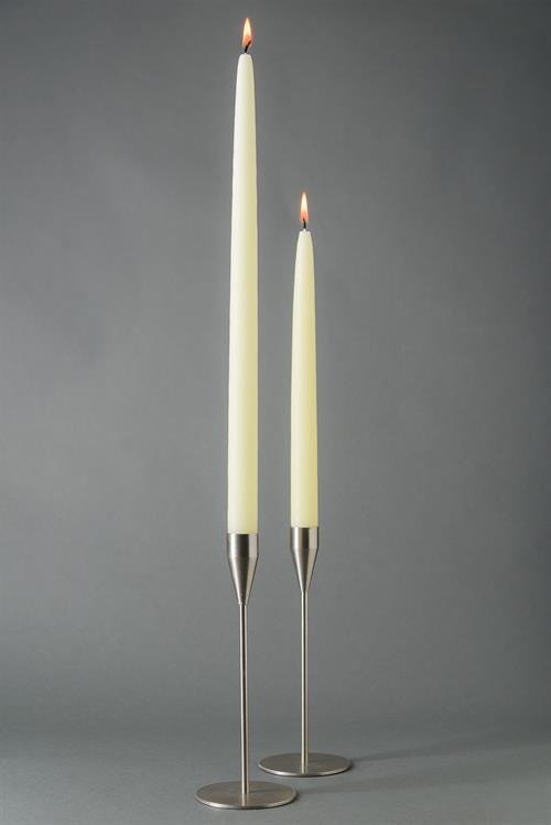 Elfenben  - hånddyppet lys - 40cm, 8 stk